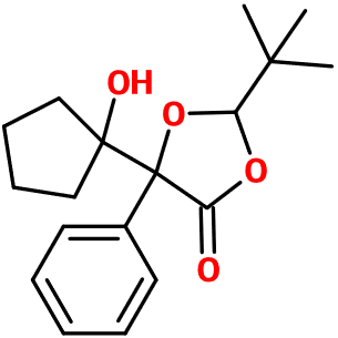 (图片) MC012668 2-(tBu)-5-Ph-5-(1-OH-cyclopentyl)-1,3-dioxolan-4-one